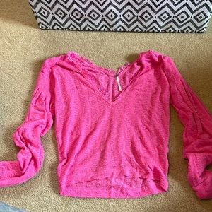 Free People Pink Sweater